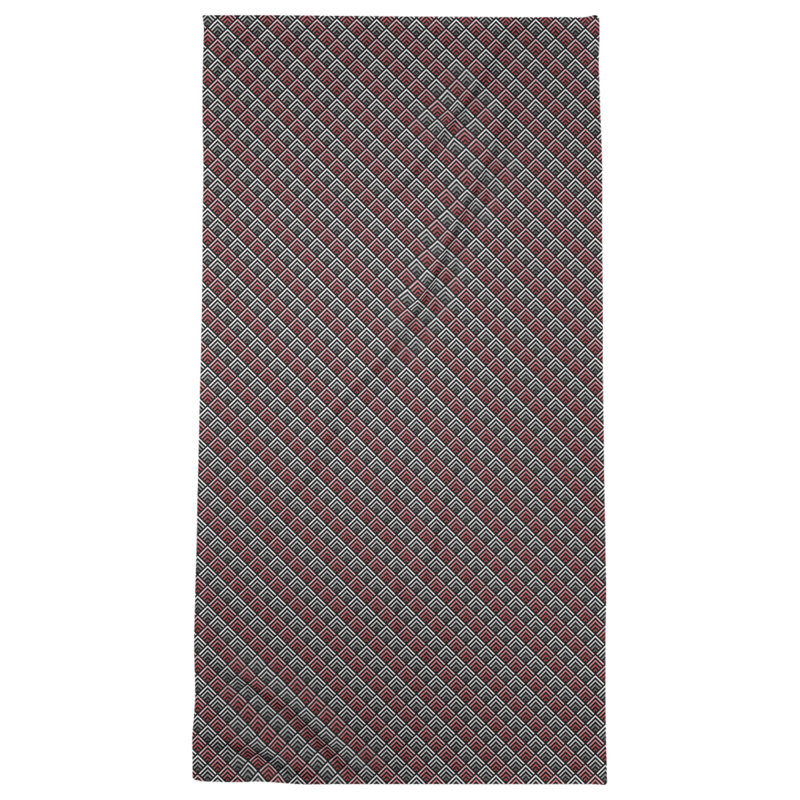 Katelyn Elizabeth Cotton Blend Bath Towel, Red/Gray