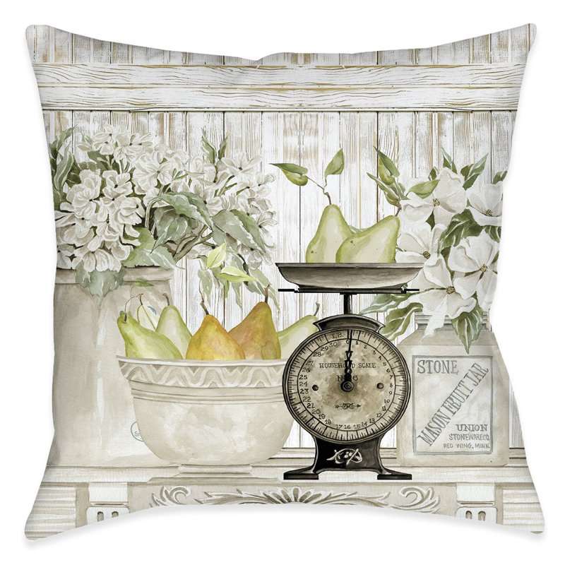Coussin décoratif d'intérieur French Pear