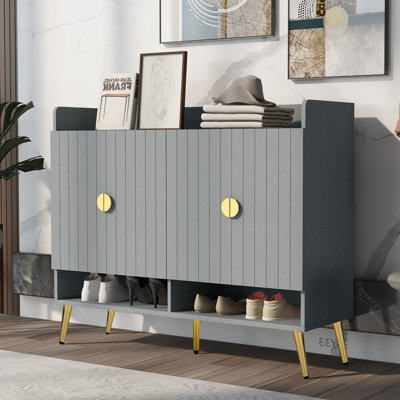 20 Pair Stackable Shoe Storage Cabinet