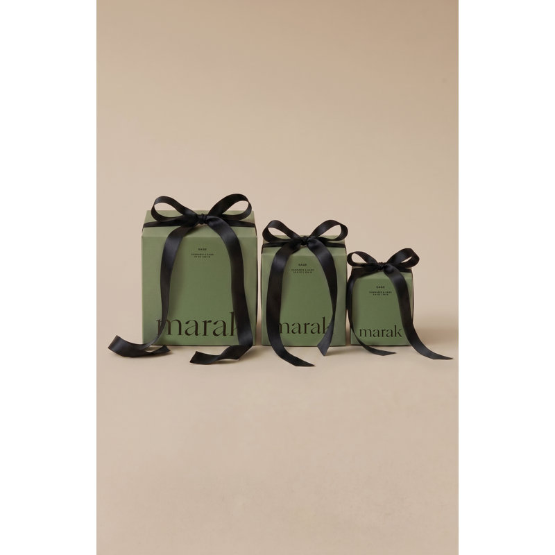 Sauge - Cannage et sauge, 3 mèches: 23 oz avec emballage cadeau