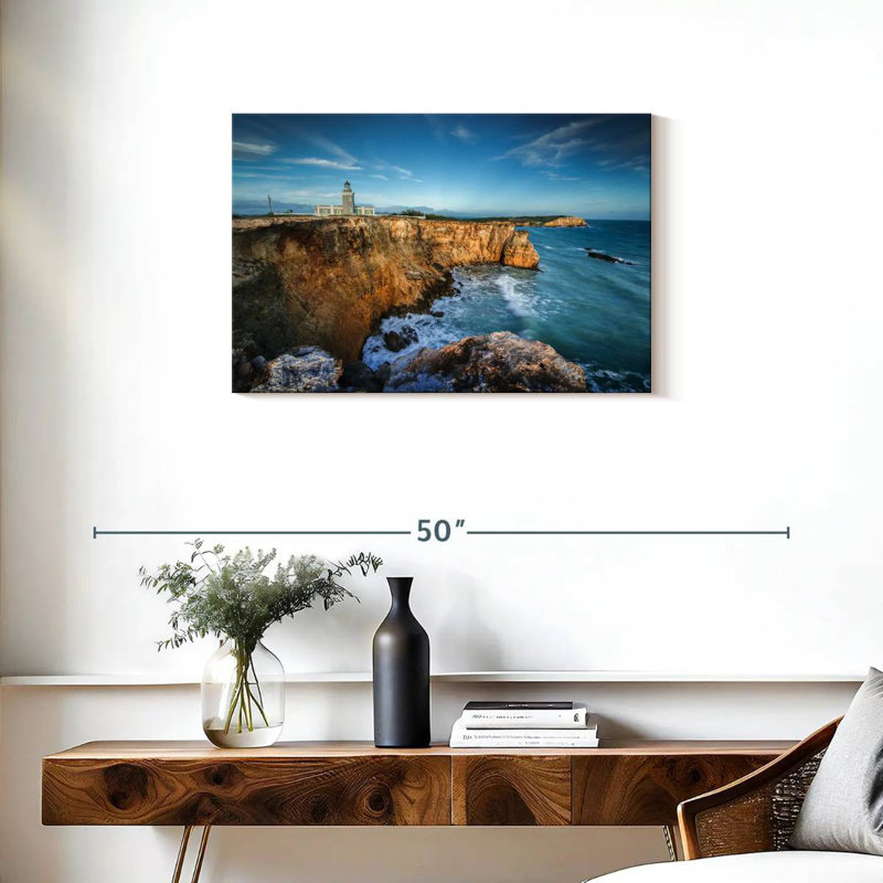 Gillard Cabo Rojo Lighthouse, 20" H x 30" W