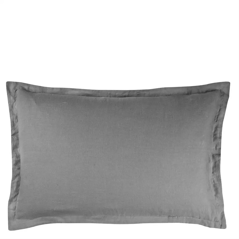 Biella Pale Gray & Dove Sham , Queen