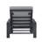 Hoyt 35'' Outdoor Metal Chaise Lounge-744146243