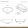 Barcelona 70.9'' x 34.125'' Freestanding Soaking Solid Surface Bathtub