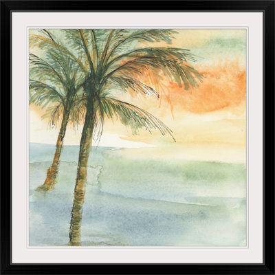 Mccarter «Island Sunset I» par Chris Paschke, reproduction d'art