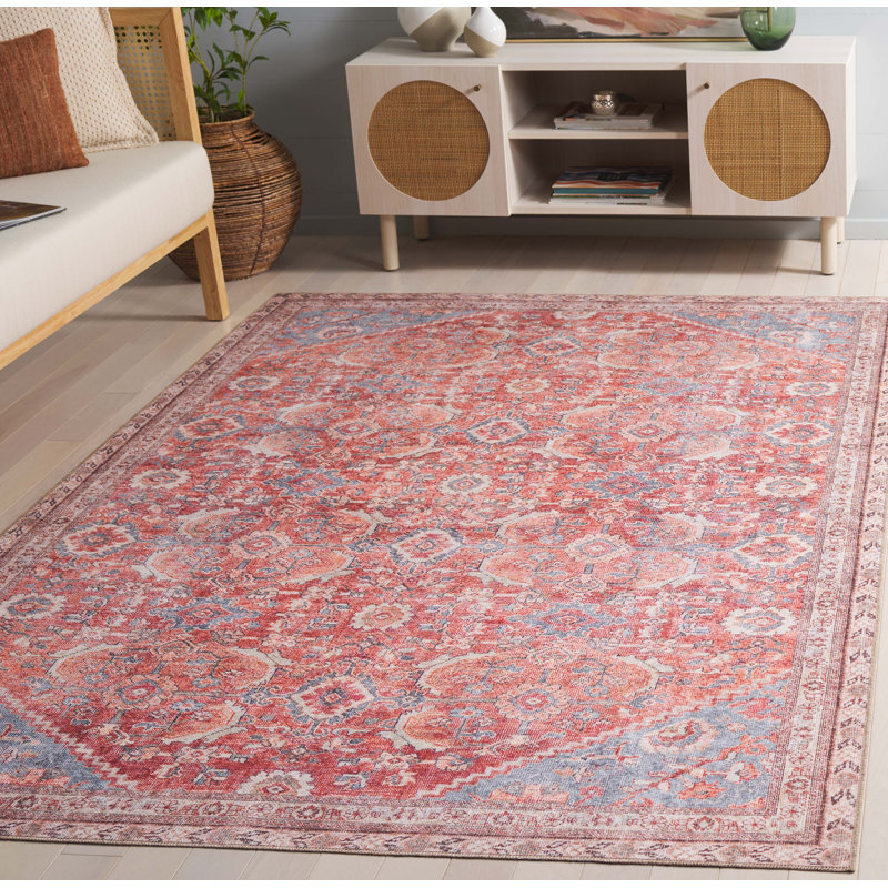 Jurick Performance Machine Washable Oriental Rug, Rectangle 5'1" x 7'6"