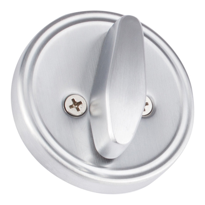 Commercial Grade Single Cylinder Deadbolt, Satin Chrome