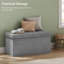 Danilee 76cm Wide Tufted Rectangle Solid Colour Ottoman with Storage-1207279929
