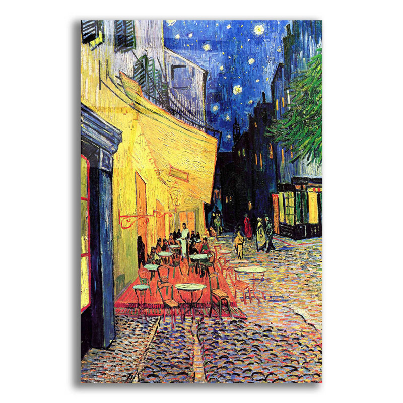 «Cafe Terrace At Night» par Vincent Van Gogh, H 16 po x l 12 po x P 0,13 po