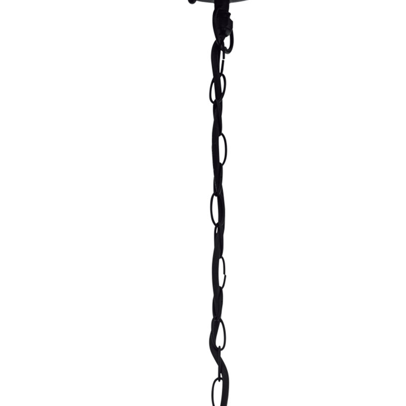 Luciano Outdoor Hanging Lantern, Black
