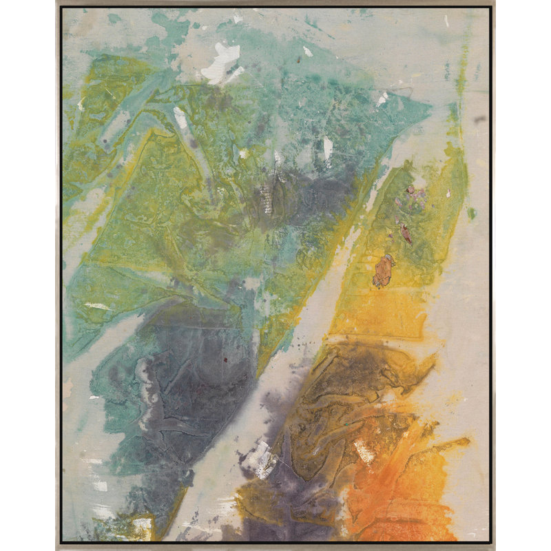 Silver Streak - peinture sur toile à cadre flottant, H 60 po x l 48 po x P 2,25 po