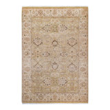 Classic One-of-a-Kind 4' 3" X 6' 2" Hand Knotted Area Rug