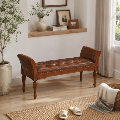 Banc touffeté avec coussin