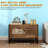 Cat Litter Box Enclosure with Tall Legs