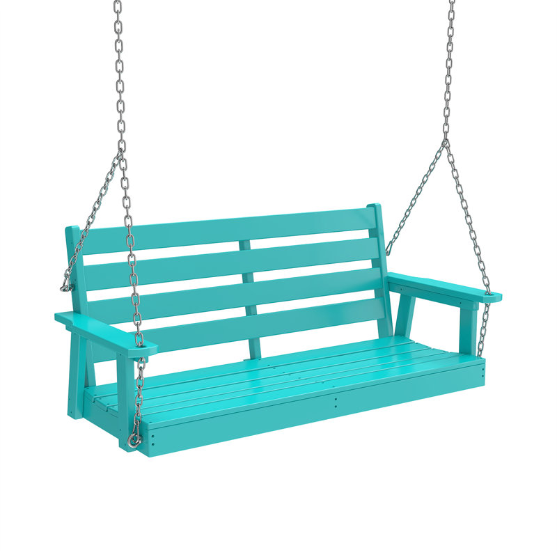 Banc de balançoire toutes saisons | PEHD, Sarcelle