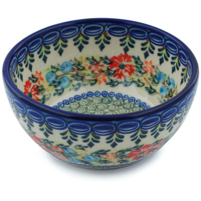 Polish Pottery Stoneware 14 oz Salad Bowl