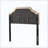 Tufted Upholstered Headboard With Solid Wood Durable Metal Legs Adjustable Height Nailhead Trim And Modern Button Tufted Fabric For Bedroom-523193025