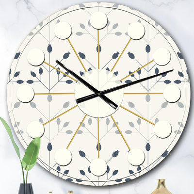 Horloge murale rétro Mid-Century