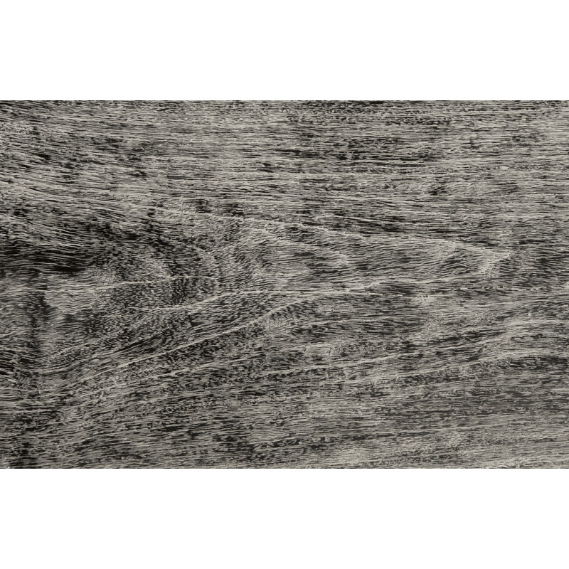 Wood Bench, Gray Stone