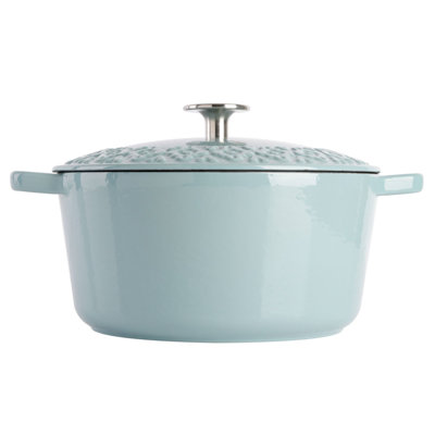 Spice by Tia Mowry 35 qt NonStick Enameled Cast Iron Round Dutch Oven