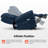 Triple Motor Power Recliner Lift Chair with Vibration Massage and Heat, Infinite Position, Fabric-51878894