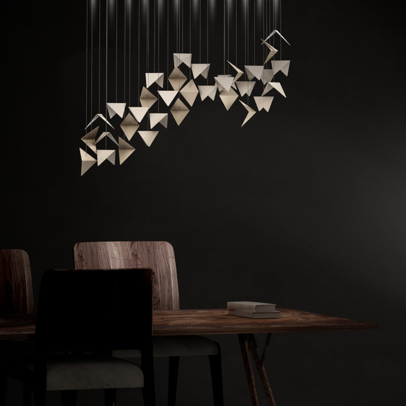 Kerish 12 - Light Cluster Pendant, White