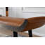 Areli 100% Leather Upholstered Bench