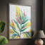 «Tropical Leaf Fresco II», reproduction encadrée - bois massif-1290816837