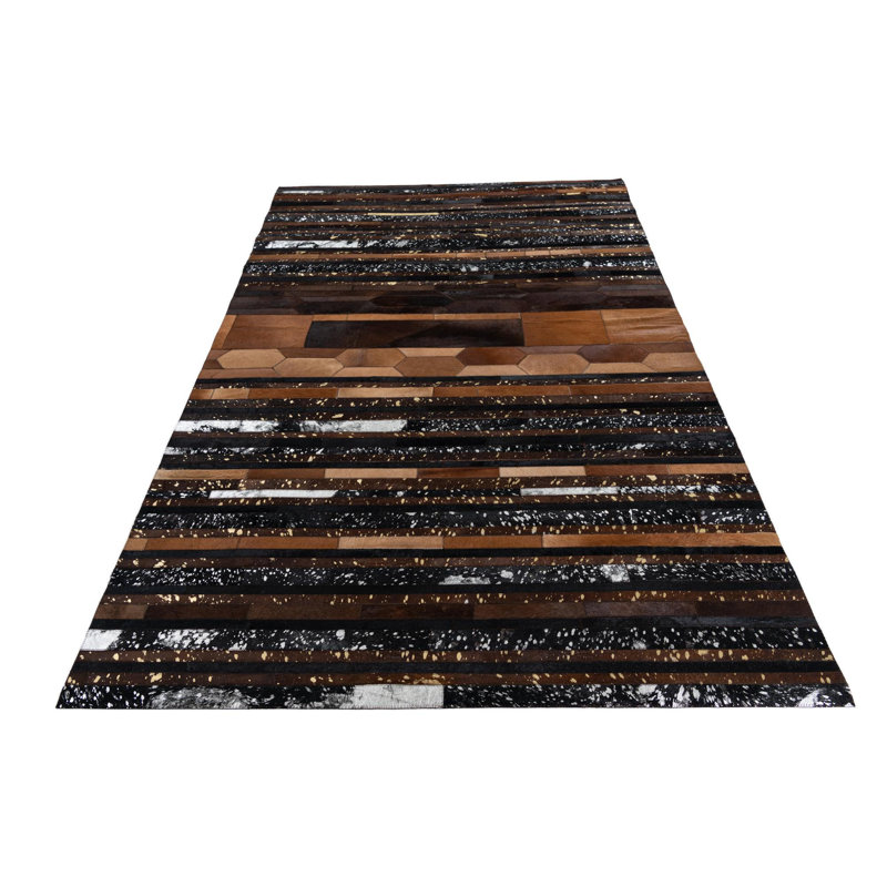 Tapis brun foncé Juliana