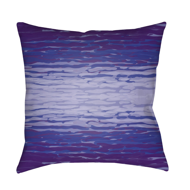 Textures Outdoor Throw Pillow, 22" x 22", Emerald