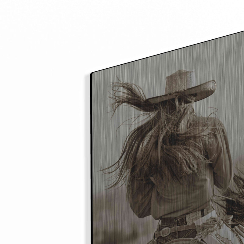 «Cowgirl» par Lisa Dearing, H 16 po x l 12 po