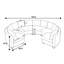 Canapé d'angle modulaire en chenille incurvée-1043763756-1043763757