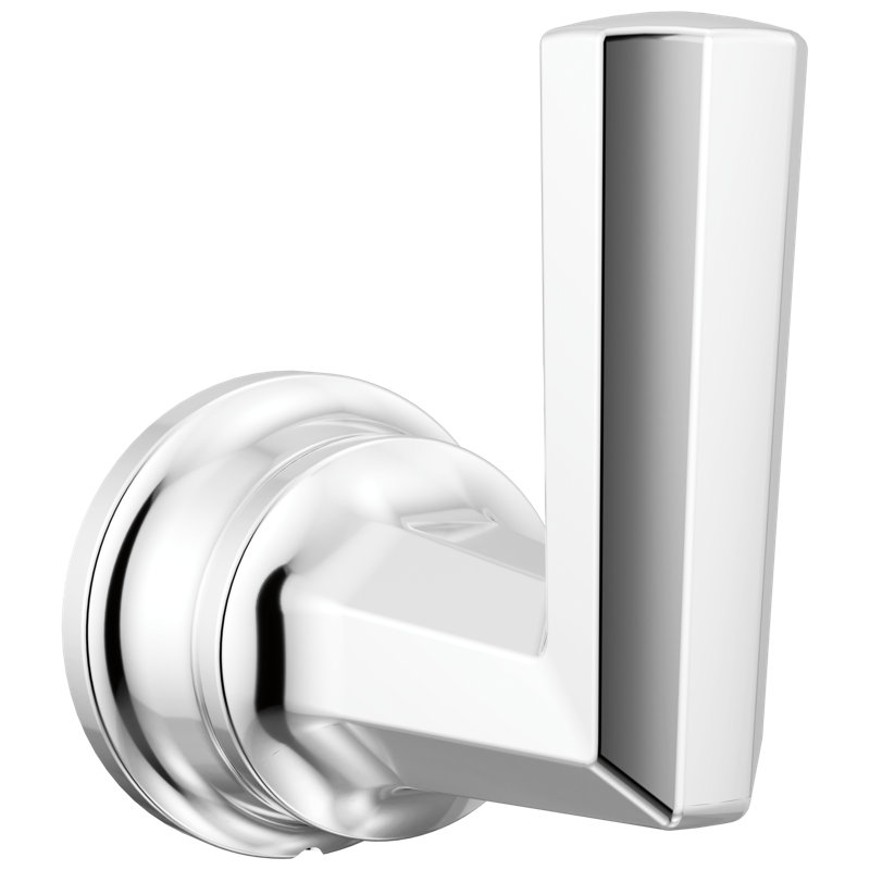 Beauclere Single Robe Hook, Polished Chrome