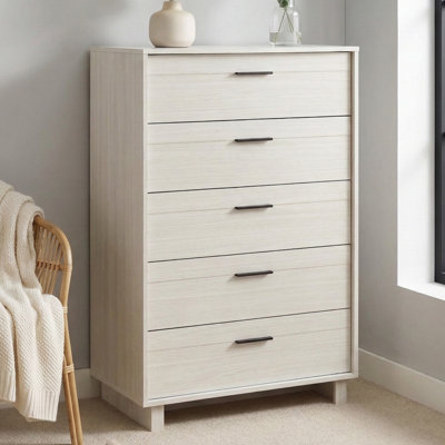 Commode haute 5 tiroirs 31,1 po Aderyn