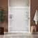 Medley 60" W x 34" D x 75.5" H Frameless Rectangle Shower Stall with Base Included