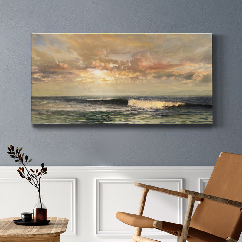 Serenity Beach - reproduction sur toile tendue, H 40 po x l 20 po x P 1,5 po