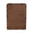 Chic Hanging Wall Mirror Metal Framed with Wooden Plank Shelf for Vanity Table - Large Wall Mirror Accent for Bathroom And Tabletop Decor - Black & Brown-1491345710