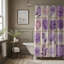 Rideau de douche mauve lavande mauve-197503250