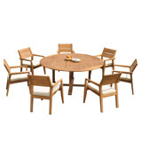 Vellore Outdoor - Piece Teak Dining Set