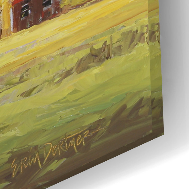 «Quiet Meadow» par Erin Dertner, art mural en verre acrylique, 24 po x 16 po, H 16 po x l 24 po