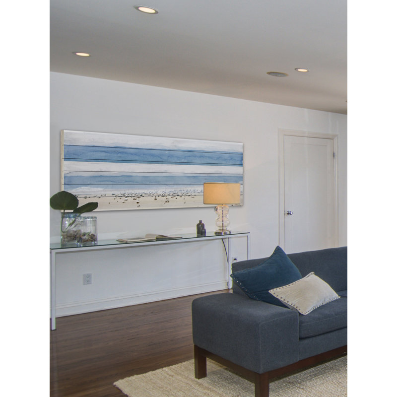 « House Ipanema » par Parvez Taj, reproduction d'art sur bois blanc, H 10 po x l 30 po