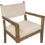 Chaise de salle à manger en tissu texturé Vina-74330772-74330773