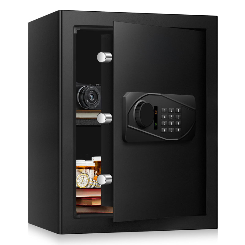 Safe Box Lock, 45cm H x 35cm W x 35cm D