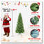 Arbre de Noël mince 4 pi