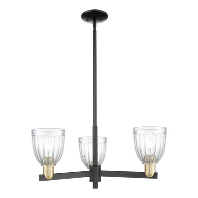 Arcadia - Cozine - 3 Light Stem Hung Chandelier