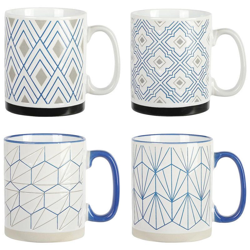Grande tasse à café en grès