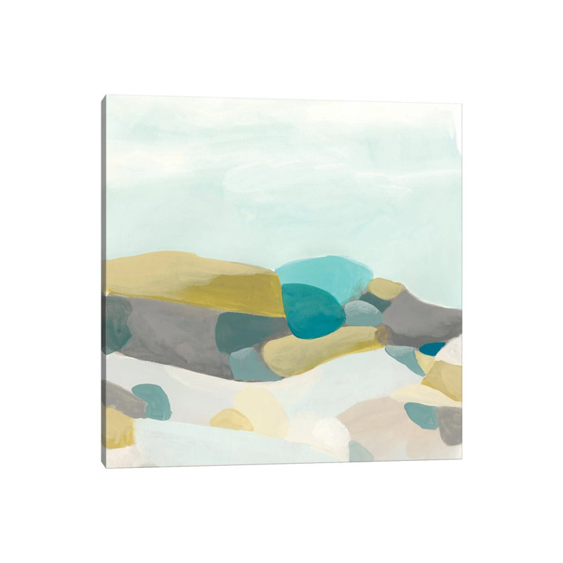 Fieldscape Vista II by June Erica Vess - Wrapped Canvas Painting, 30.48 cm H x 30.48 cm W