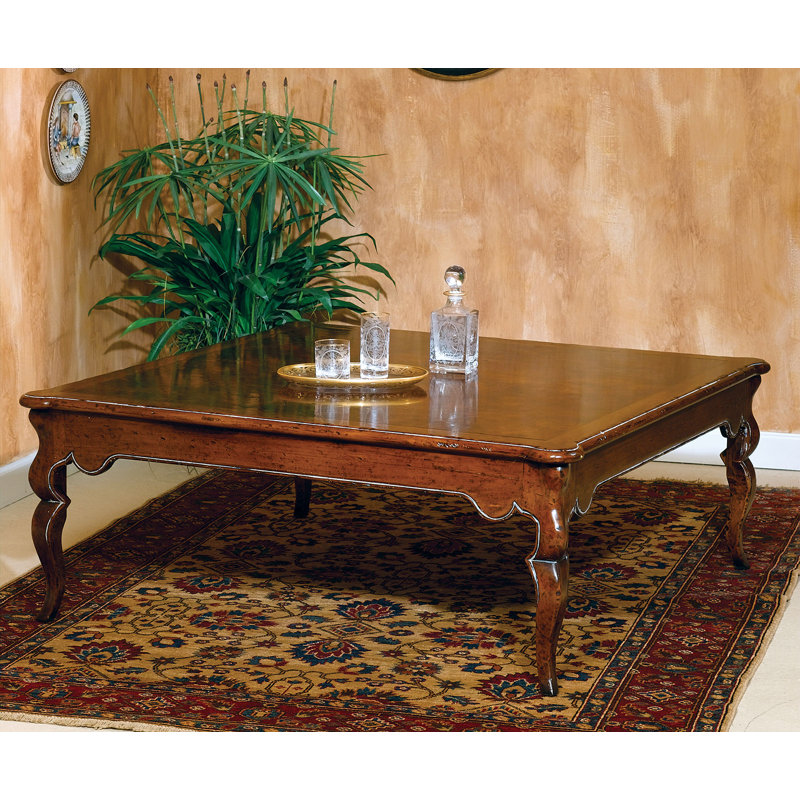 Table basse en bois massif, H 21 po x L 54 po x l 54 po