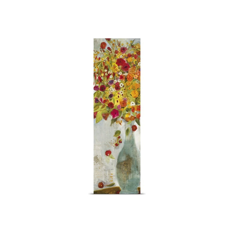 Exubérance I - impression, H 48 po x l 16 po x P 1,25 po, Toile