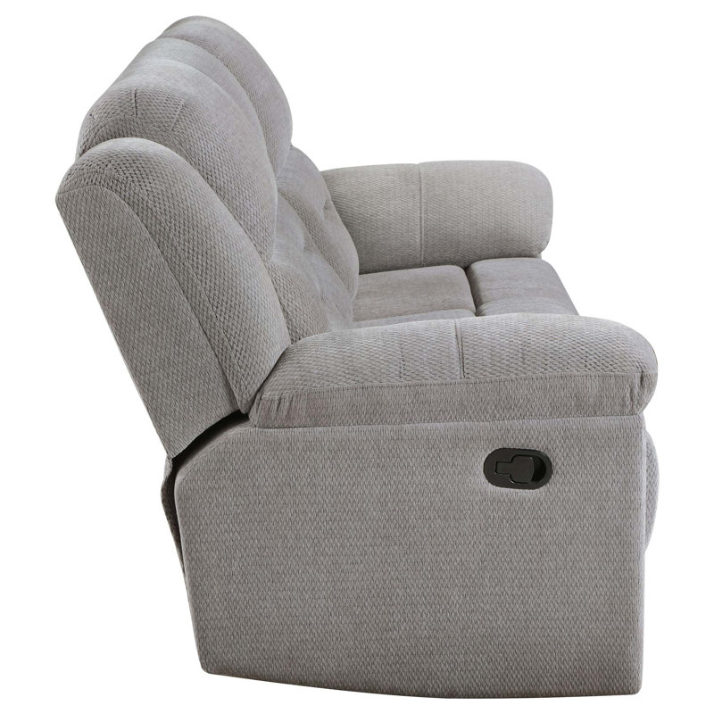 Canapé inclinable double avec accoudoirs coussinés
